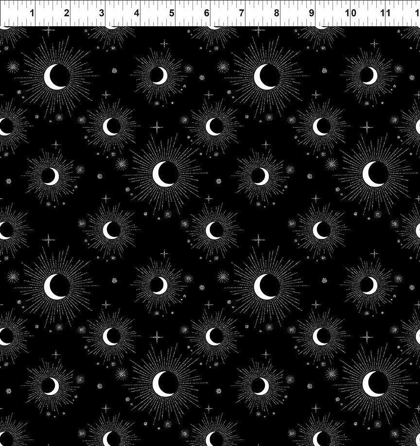 La Luna. Black silver moons