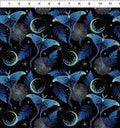 La Luna. Blue/sliver luner moths