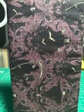 Darkly Enchanted. Damask with Witch, scarecrow, and grim reaper. Sold by the half yard