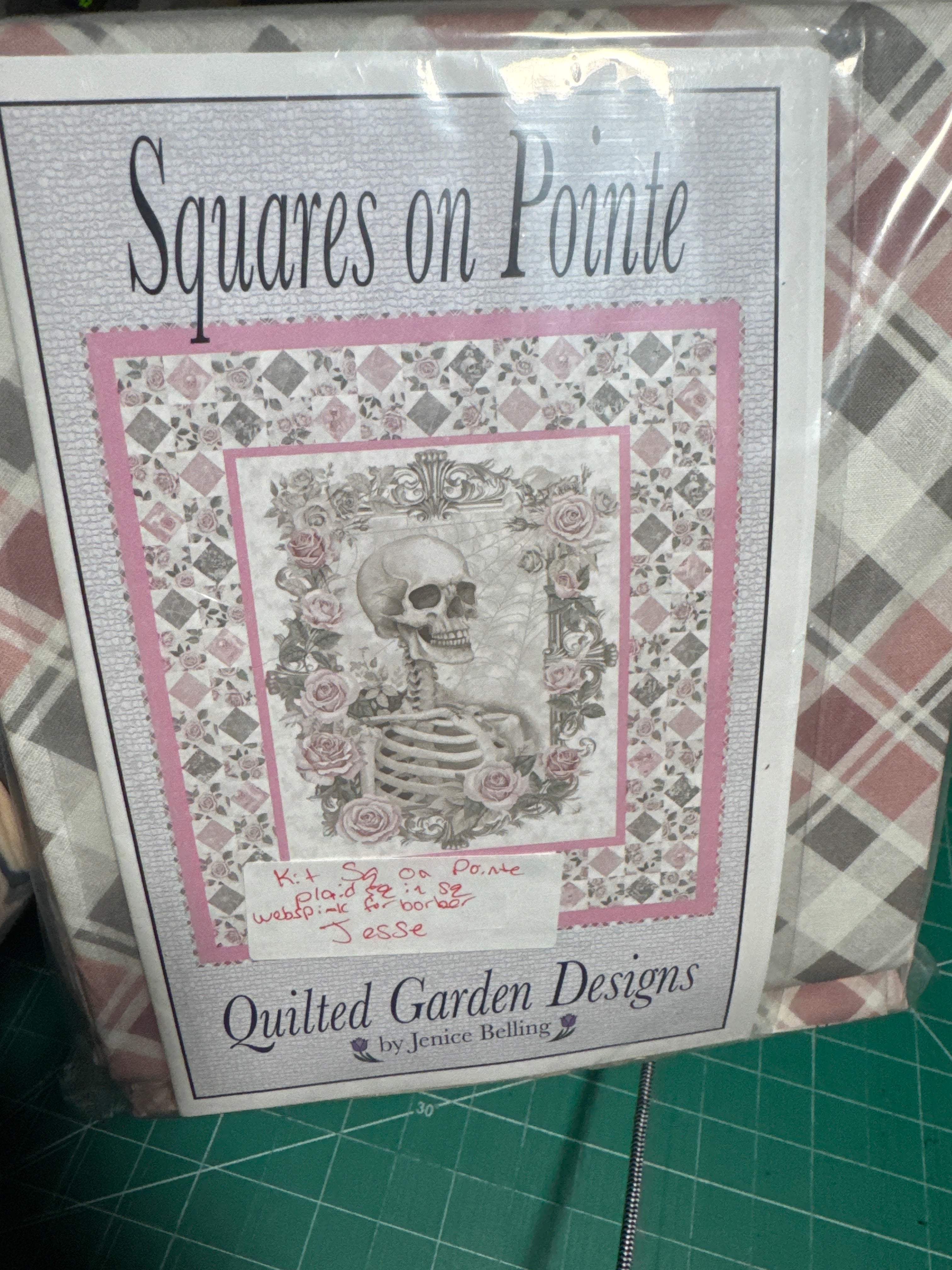0. Jesse’s squares on point quilt kit