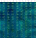 La Luna. Teal ombré stripes