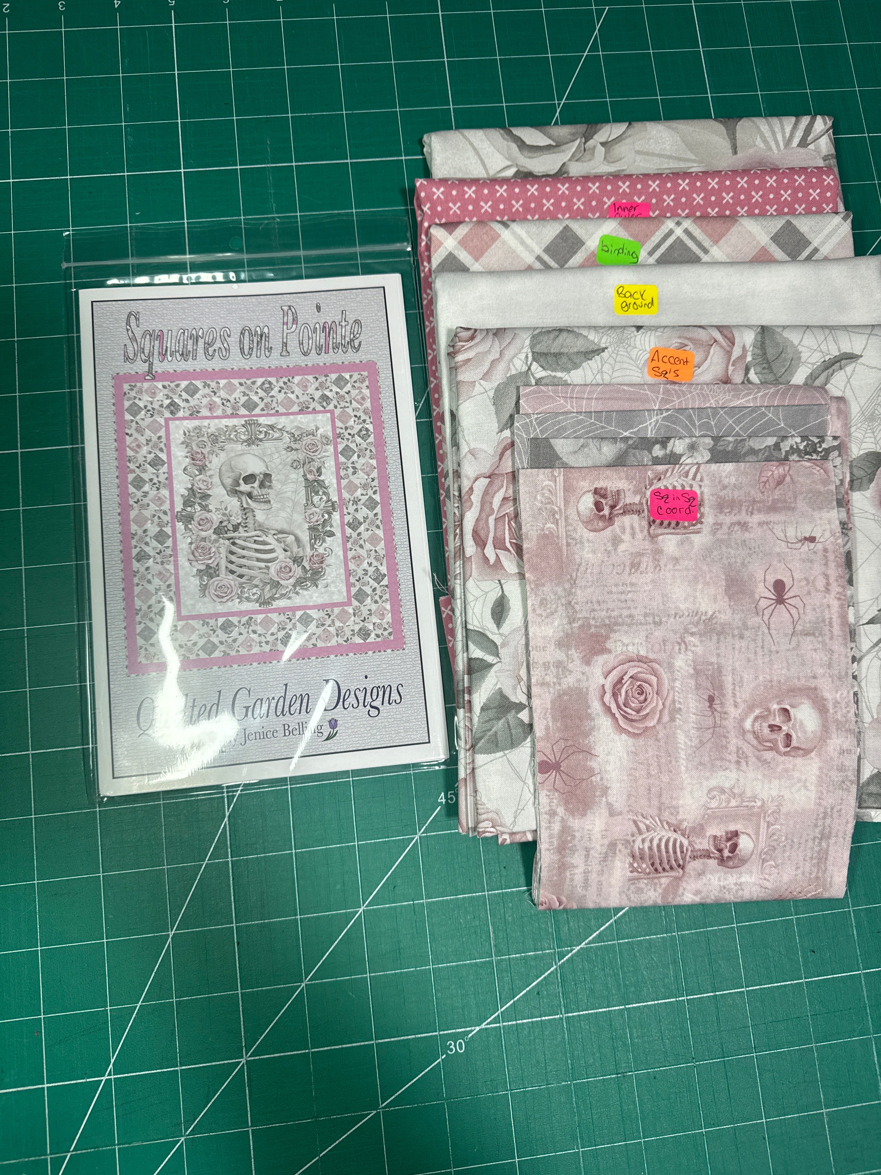 0. Kammi’s squares on point quilt kit.