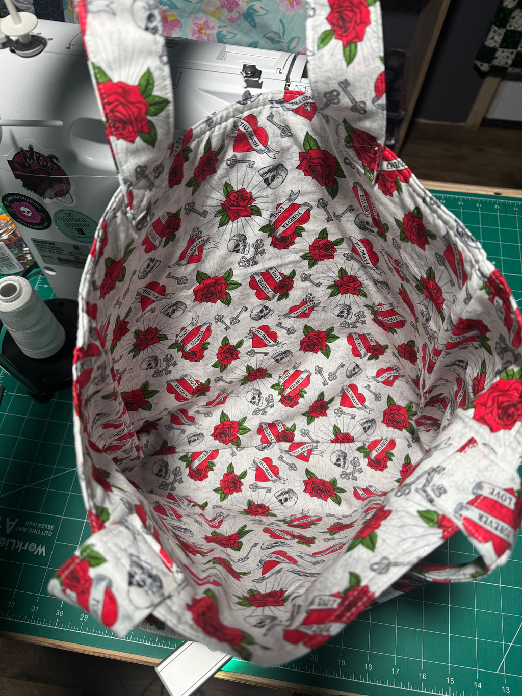 1 of a kind. Till Death Us Do Part tote bag
