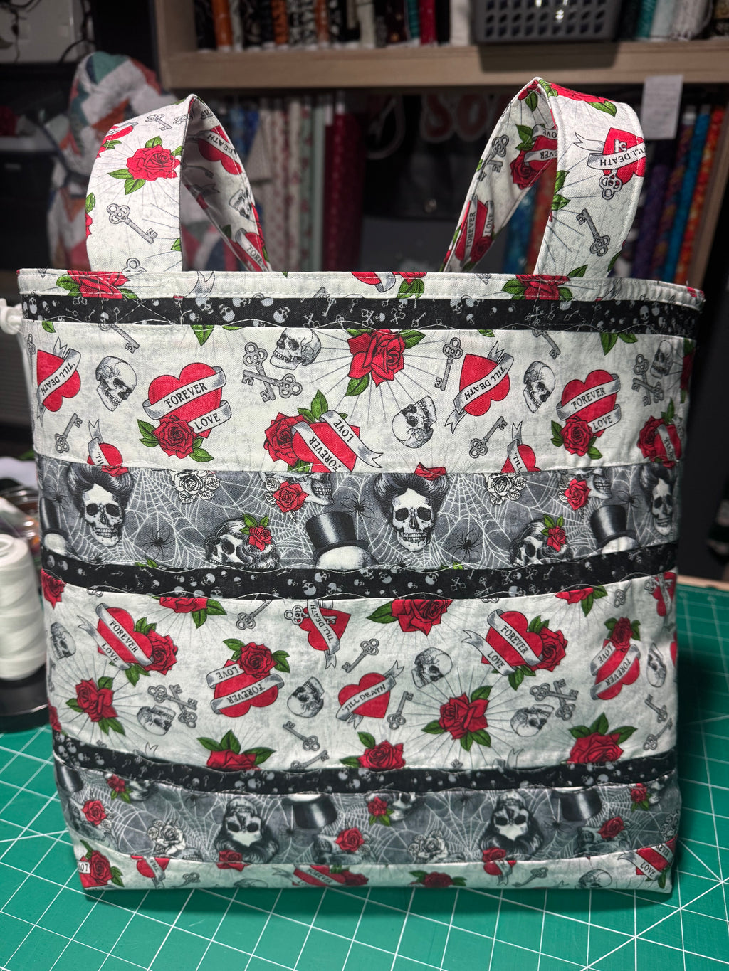 1 of a kind. Till Death Us Do Part tote bag