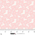 Beautiful Bowquets. Light pink/cream Animals. Sold by the half yard