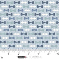 Beautiful Bowquets. Light Blue Bows. Sold by the half yard