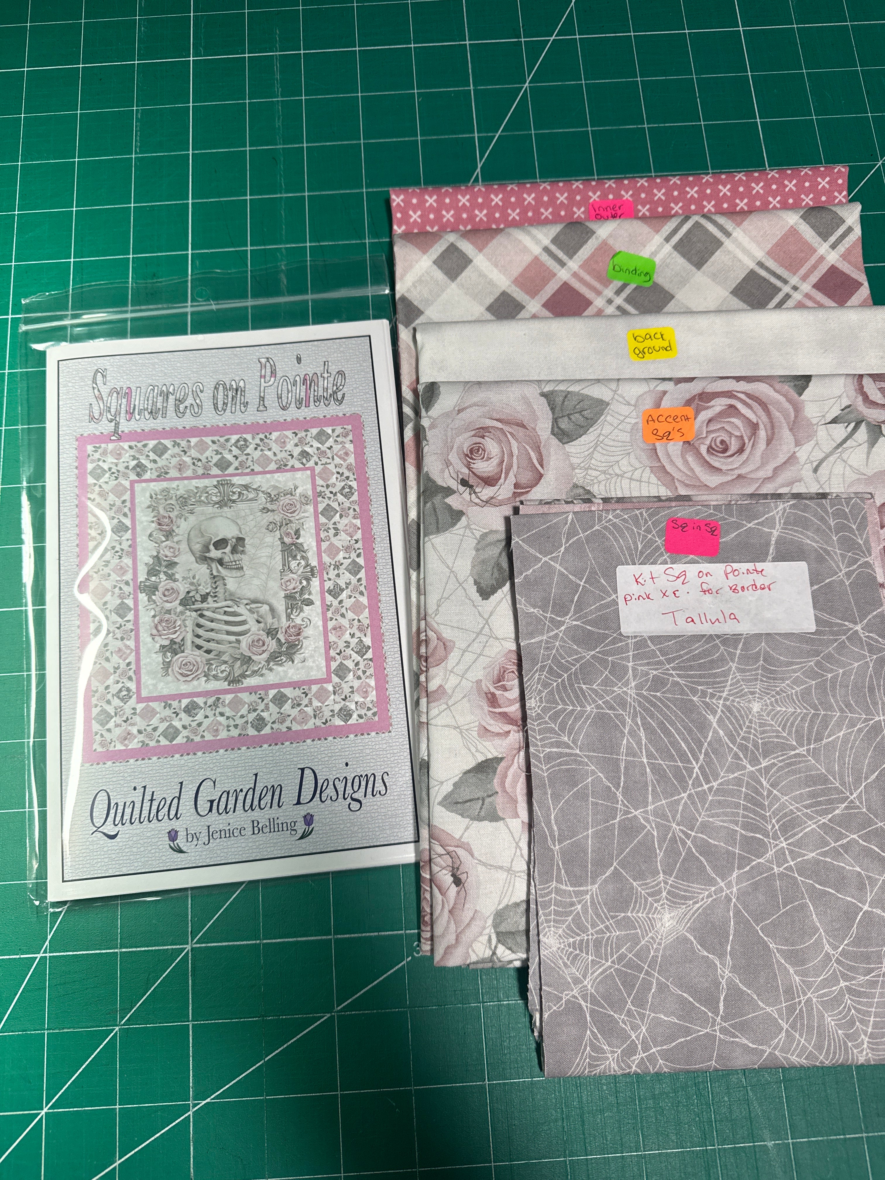 0. Tallula’s squares on pointe quilt kit