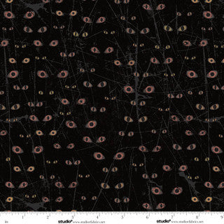Scary Spice. Cat Eyes. Sold by the half yard
