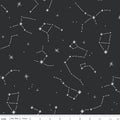 WIDE BACK 108. 3 Yard Bundle. Constellation. Black. Riley Blake
