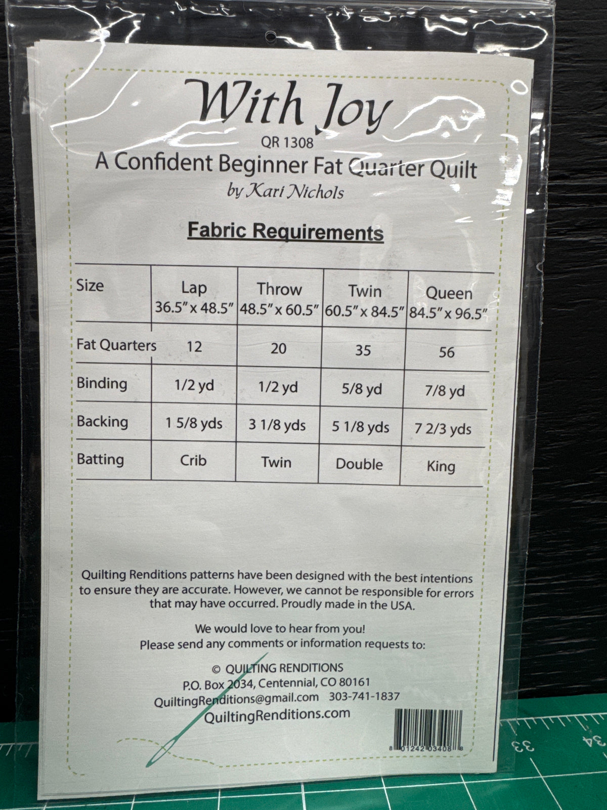 2. Pattern. With joy