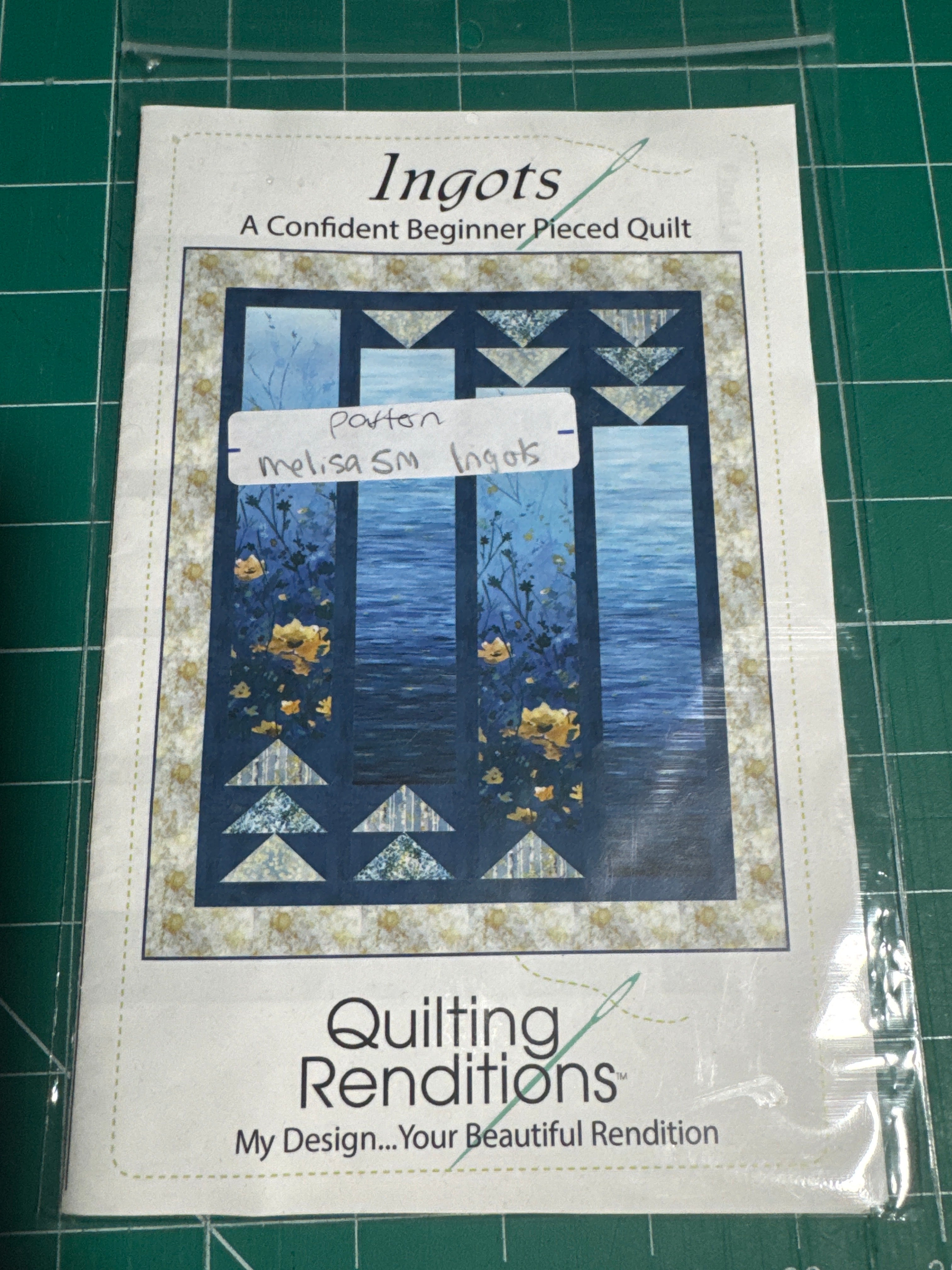00 Ingots quilt pattern