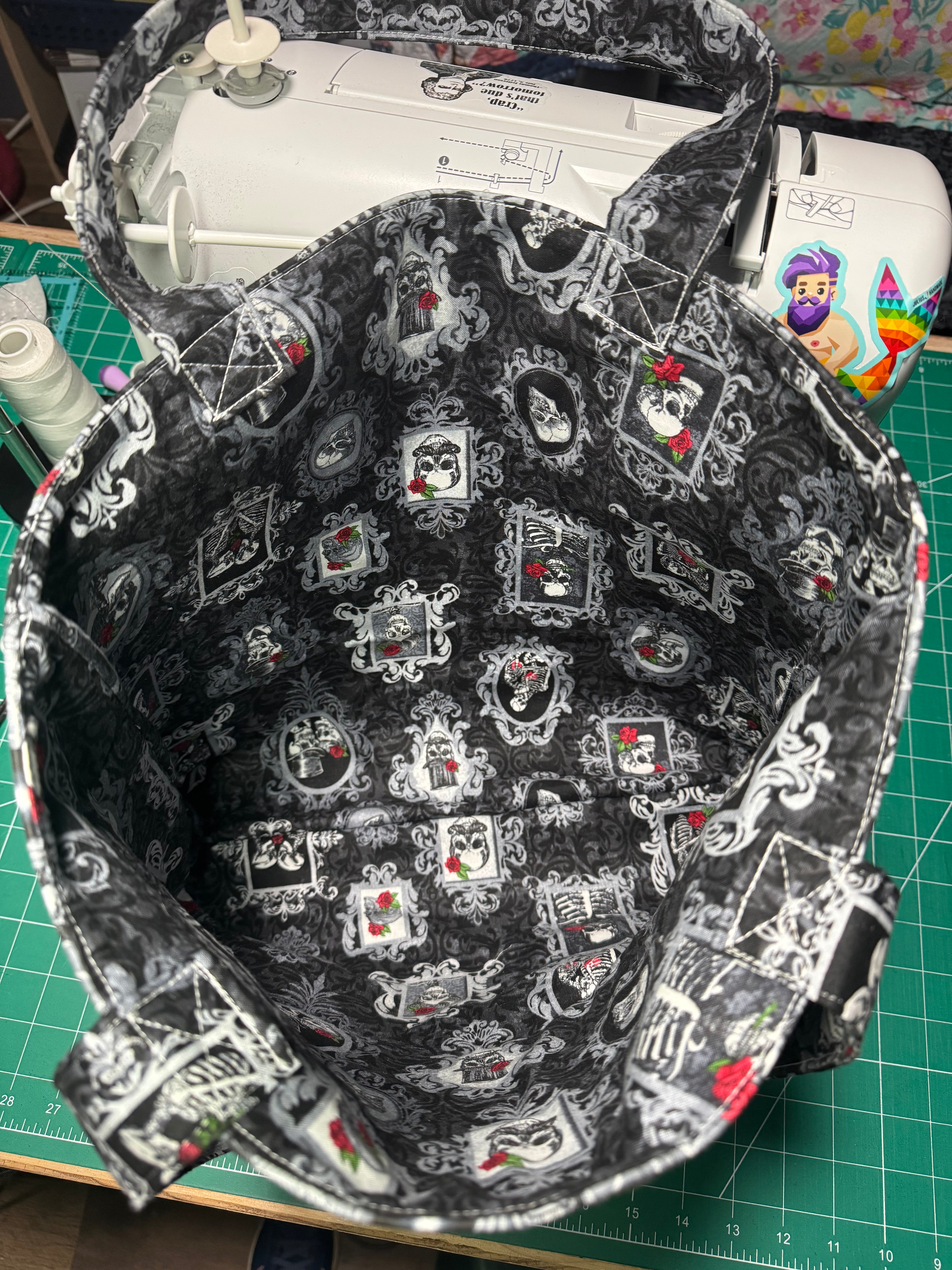 1 of a kind till death is due part tote bag version 2