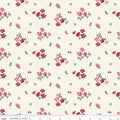 Love You Always. Flowers Toss. Cream. Riley Blake. Sold by the Yard.
