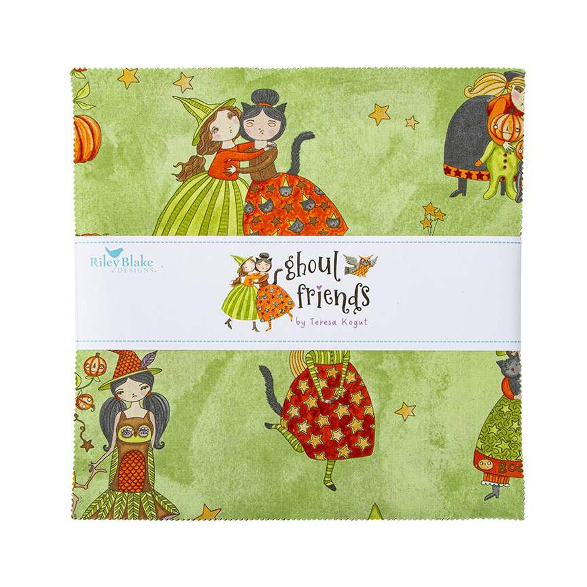 Ghoul Friends 10 in stacker. Riley Blake