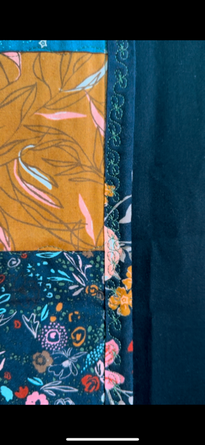 1 of a kind. Handmade 48" X 48 " Baby or Lap quilt