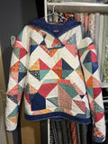 1 of a Kind Longarm Quilted Hoodie. Size Large. Made by Midnight Quilt Society.