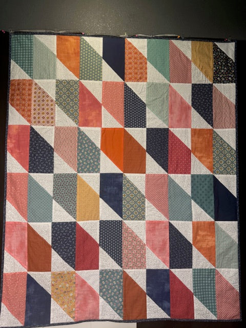 1 of a kind, Baby/toddler quilt. 43" x 52"