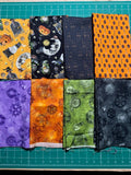 Steampunk Halloween Half Yard Bundle. QT Fabrics