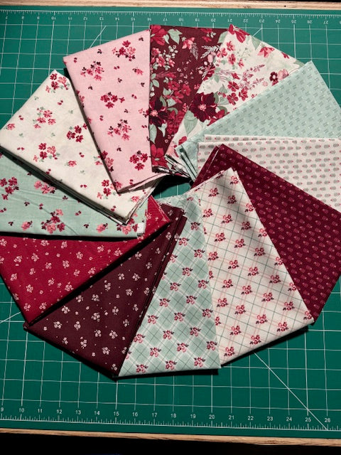 Love you Always. Half Yard Bundle, 12 Prints. Riley Blake