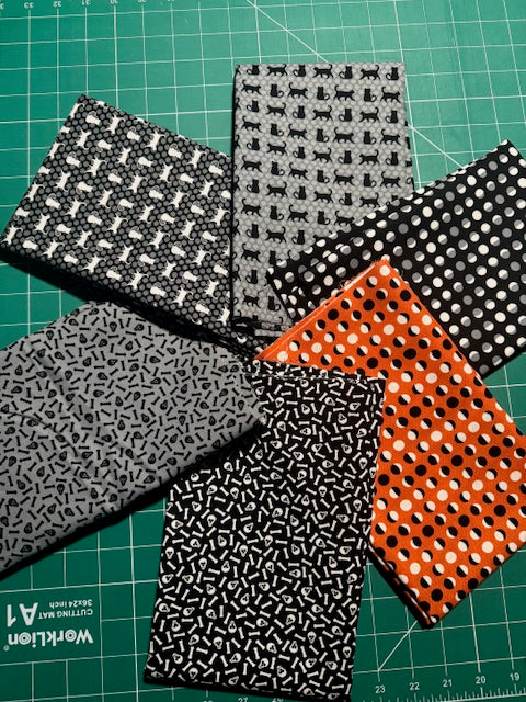 Midnight Magic 2 Half Yard Bundle. Moda
