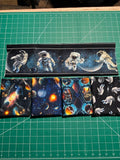 Space Cadet. Fat Quarter Bundle. 5 Prints. Blank Quilting.