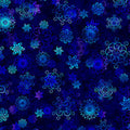Fantasia. Linear floral navy. Sold by the half yard