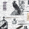 Nevermore Edgar. Sold by the HALF yard.