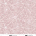 Pretty Scary. Pink Spider webs. Sold by the half yard.