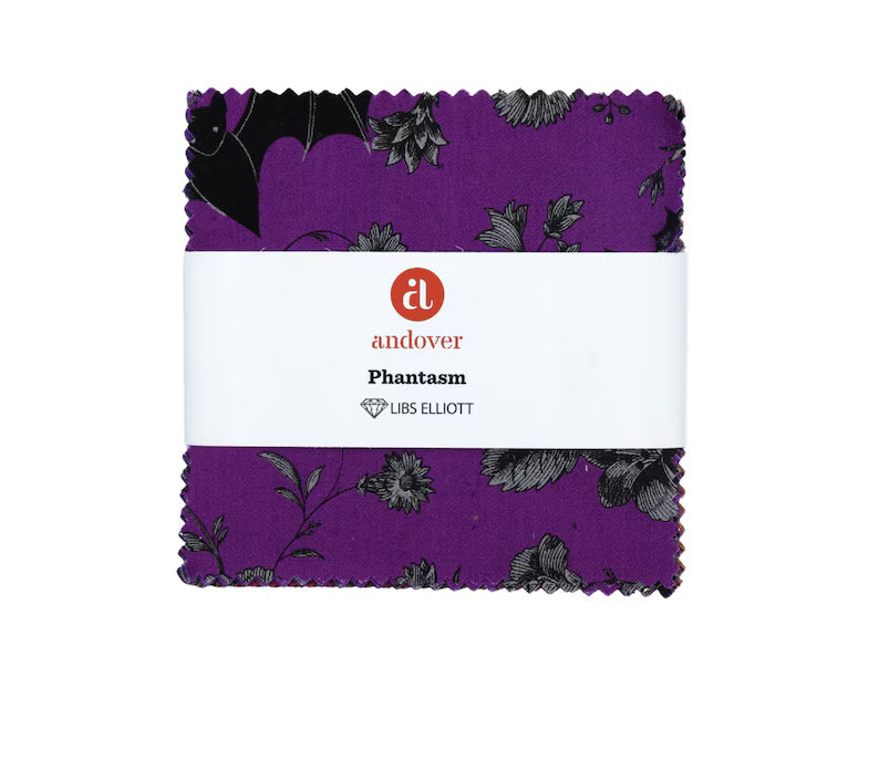 Phantasm 5" x 5" Charm Pack. Libs Elliott. Andover